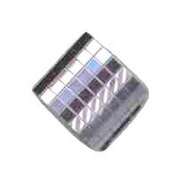 Mirrored Ponytail Holder - Purple