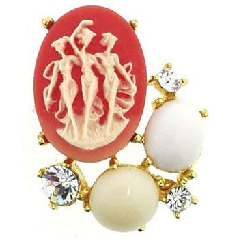Alex and Ani - Vintage Inspired Cameo w/Stones & Crystals (1)