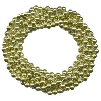 HB HairJewels - Beaded Scrunchie - Faux Gold (1)