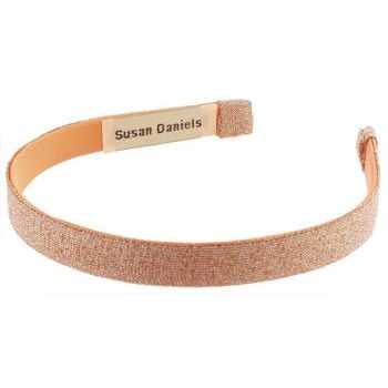 Susan Daniels - Headband - 1/2inch Peach Metallic & Knit (1)