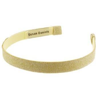 Susan Daniels - Headband - 1/2inch Gold Metallic & Knit (1)