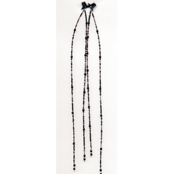 HB HairJewels - Beaded Hair Strings - Black