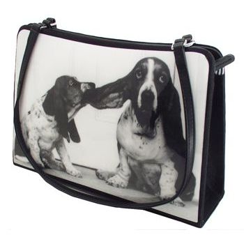 Karen Marie - Boutique Bags - Hound  Dogs 8inch Acrylic Tote (1)