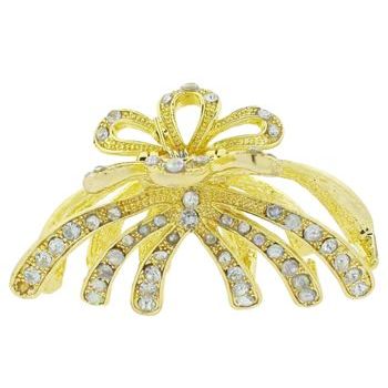 Karina - Gold Claw w/ Flower Design