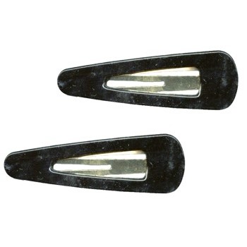Karina - Black Med Sleeper Clips (Set of 2) - All Sales Final