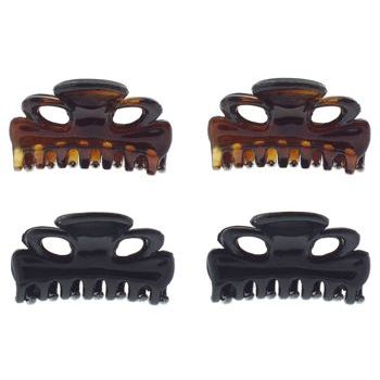 Karina - Mini Claws - 1inch Black & Tort (4)