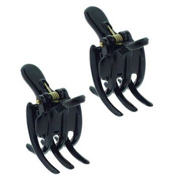 Karina - Small 3 Prong Claw - Black