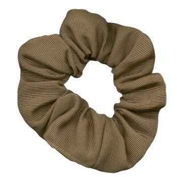 Karina - Grosgrain Scrunchie - Taupe (1) - All Sales Final