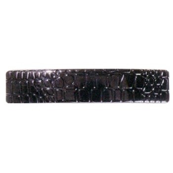 Karina - Faux Crocodile Barrette (Large) - Black (1) - All Sales Final