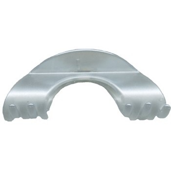 Karina - 3 1/2inch Flat Claw - Matte Silver (1)
