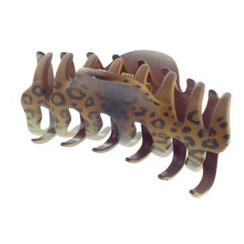 Karina - Matte Leopard Print Claw Clip