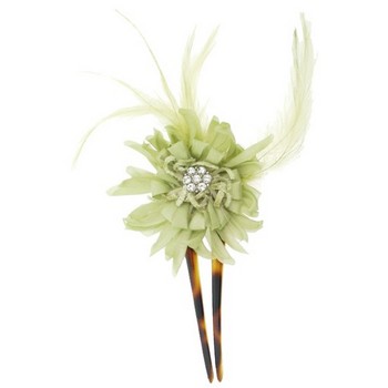 Karin's Garden - Small Moulin Rouge Chignon - Pistachio (1)