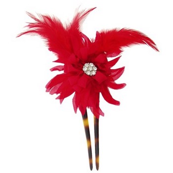 Karin's Garden - Small Moulin Rouge Chignon - Red (1)