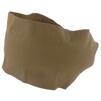 L. Erickson USA - 3inch Scarf Headband - 100% Dupioni Silk Mocha