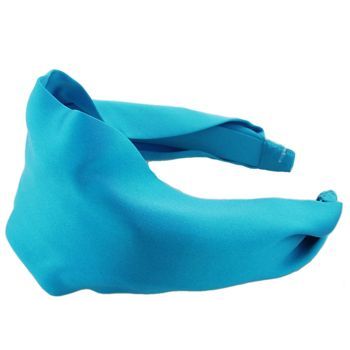 L. Erickson USA - 3inch Scarf Headband - 100% Silk Charmeuse - Turquoise