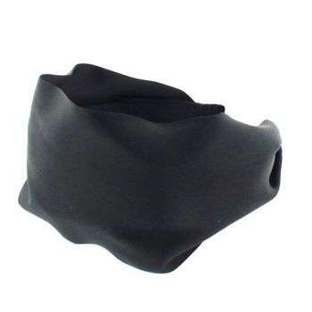 L. Erickson USA - 3inch Scarf Headband - 100% Silk Charmeuse - Black