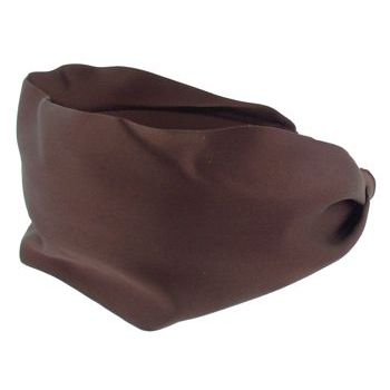 L. Erickson USA - 3inch Scarf Headband - 100% Silk Charmeuse - Chocolate