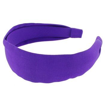 L. Erickson USA - 1 1/2inch Grosgrain Scarf Headband - Purple