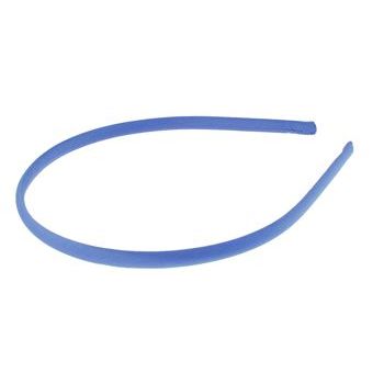 L. Erickson USA - 1/4inch Skinny Headband - 100% Silk Charmeuse - French Blue