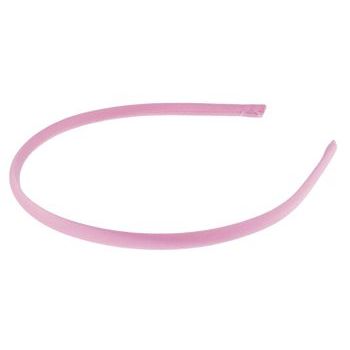 L. Erickson USA - 1/4inch Skinny Headband - 100% Silk Charmeuse - Iridescent Pink