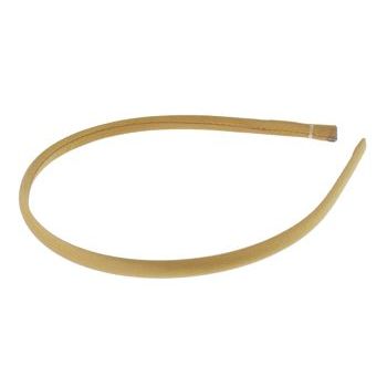 L. Erickson USA - 1/4inch Skinny Headband - 100% Silk Charmeuse - Gold