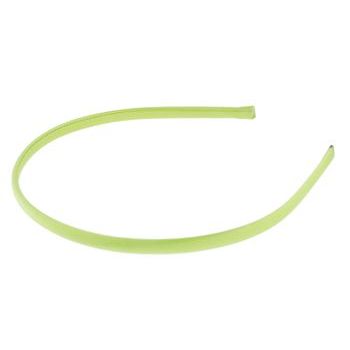 L. Erickson USA - 1/4inch Skinny Headband - 100% Silk Charmeuse - Light Kiwi