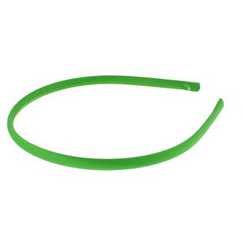 L. Erickson USA - 1/4inch Skinny Headband - 100% Silk Charmeuse - Lime Green