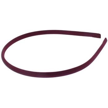 L. Erickson USA - 1/4inch Skinny Headband - 100% Silk Charmeuse - Maroon