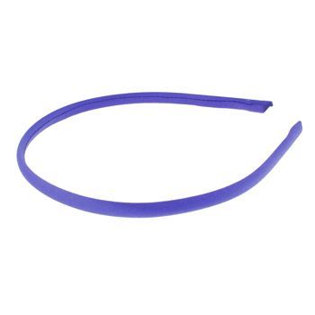 L. Erickson USA - 1/4inch Skinny Headband - 100% Silk Charmeuse - Periwinkle