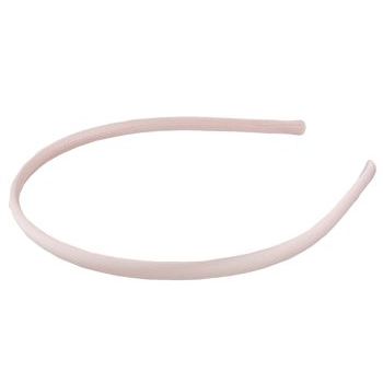 L. Erickson USA - 1/4inch Skinny Headband - 100% Silk Charmeuse - Petal Pink