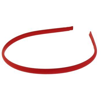 L. Erickson USA - 1/4inch Skinny Headband - 100% Silk Charmeuse - Poppy