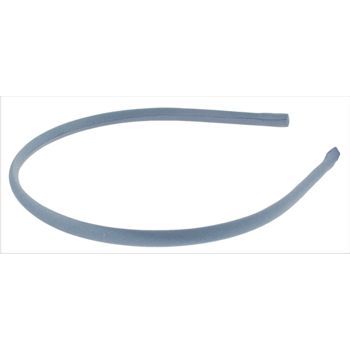 L. Erickson USA - 1/4inch Skinny Headband - 100% Silk Charmeuse - Slate