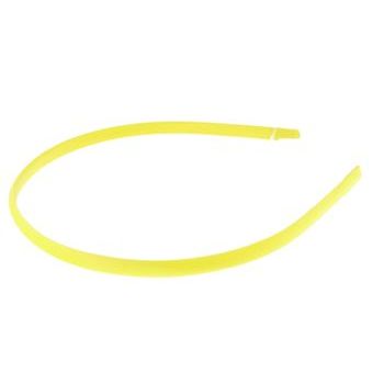 L. Erickson USA - 1/4inch Skinny Headband - 100% Silk Charmeuse - Yellow