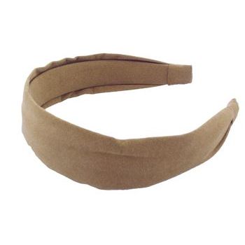 L. Erickson USA - 1 1/2inch Scarf Headband - Ultra Suede - Camel