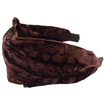 L. Erickson USA - Scarf Headband - Hammered Velvet - Chocolate