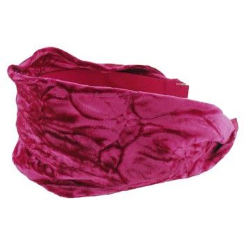 L. Erickson USA - Scarf Headband - Hammered Velvet - Fuchsia