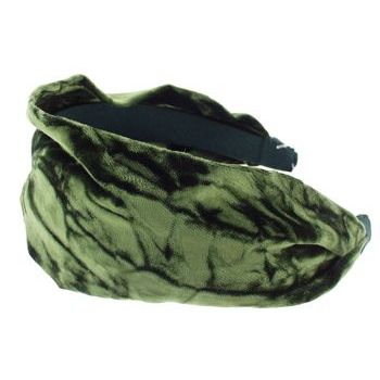 L. Erickson USA - Scarf Headband - Hammered Velvet - Green