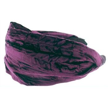 L. Erickson USA - Scarf Headband - Hammered Velvet - Cabernet
