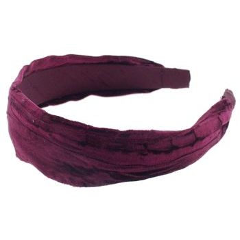 L. Erickson USA - Hammered 1 1/2inch Velvet (Unpadded) - Wine (1)