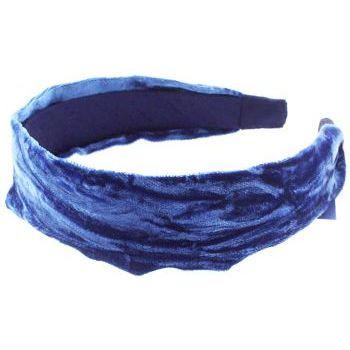 L. Erickson USA - Hammered 1 1/2inch Velvet (Unpadded) - Blue (1)