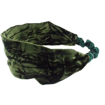 L. Erickson USA - Soft Headband - Hammered Velvet - Green
