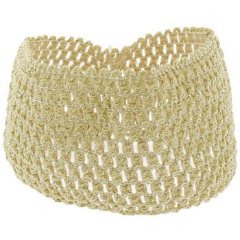 L. Erickson USA - Hudson Bandeau Headband - Open Weave Stretch - Camel (1)