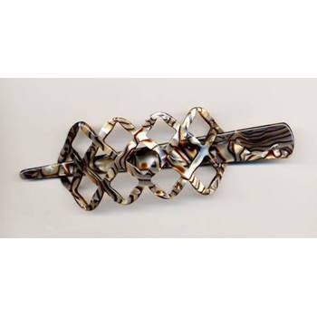 France Luxe - Small Lattice Slide - Onyx
