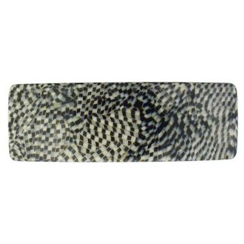 Laurent Olivier - Large Rectangle Barrette - Serpentine (1)