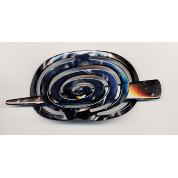 France Luxe - Swirl Slide - Nacro Black