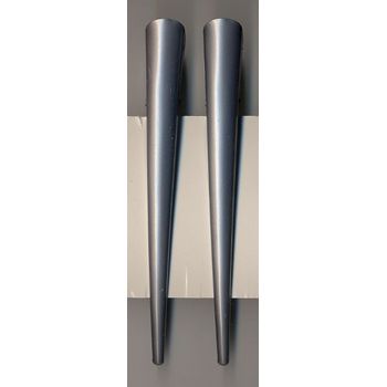Pastel Banana Clips - Light Charcoal