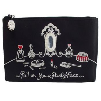 LuLu Guinness - Put On Your Party Face Zip Purse (1)