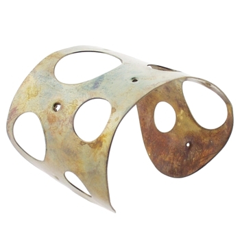 Natasha B. - Swiss Cheese Cuff - Brass