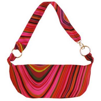 Amici Accessories - Multi Swirl Magenta Hobo