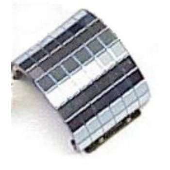 Mirrored Ponytail Holder - Cornflower Blue